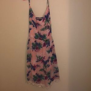 floral pink dress
